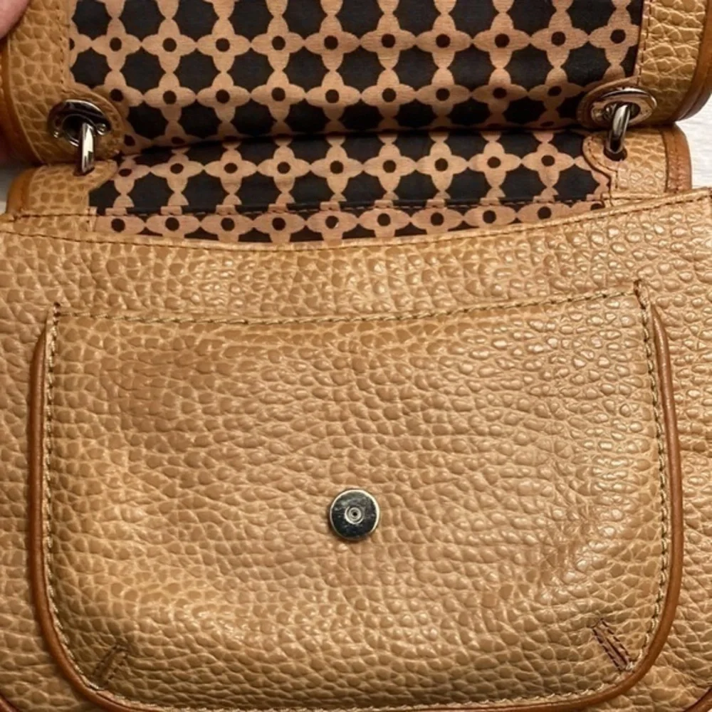 Brighton leather two way brown tan bag